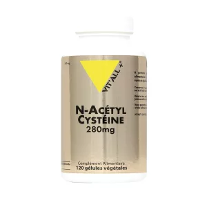 N Acétyl Cystéine -  280mg - 120 gélules - Vitall +
