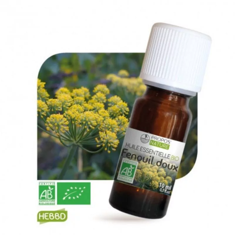 Fenouil doux BIO – Huile Essentielle – 10 ml