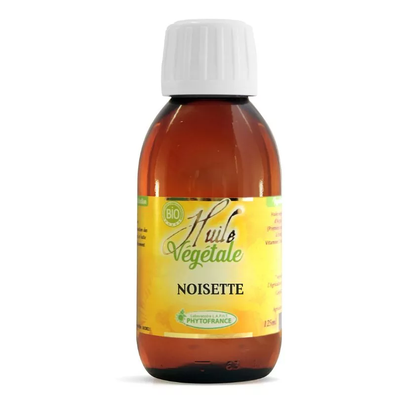 Noisette BIO – Huile Végétale Vierge – 125 ml