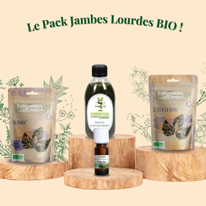 Pack Jambes Lourdes – Herboristerie du Dr. Sammut