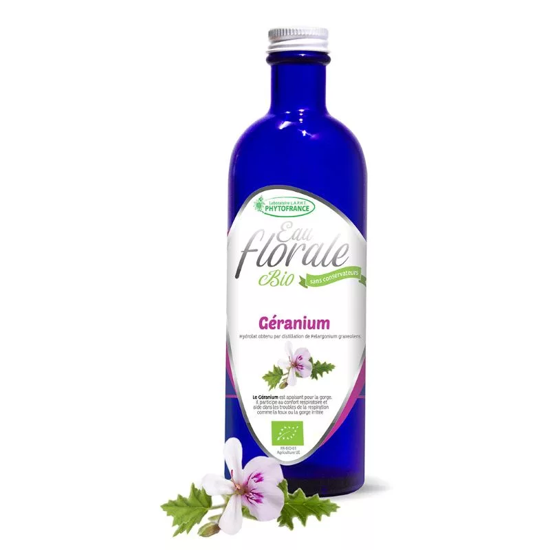 Géranium BIO – Hydrolat – 200 ml